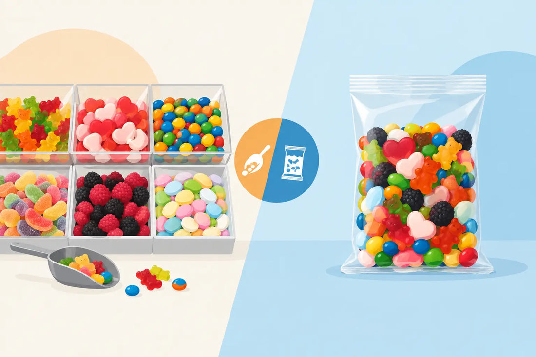 Pick and Mix Versus Prepacked Candy Compared
