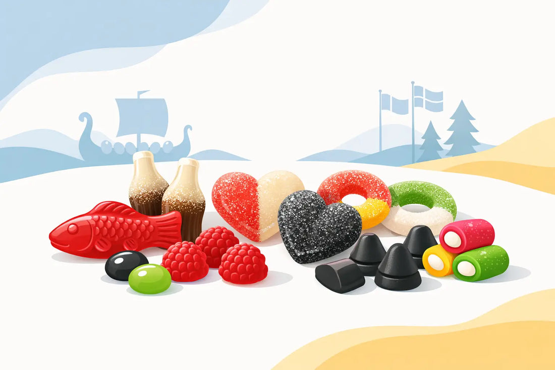 Swedish Gummy Candy Assortment Picks