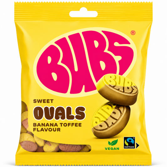 BUBS Goody Sweet Ovals Banana Toffee (90g)