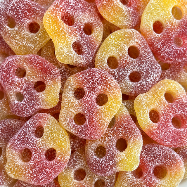 Sour Raspberry/Lemon Skulls