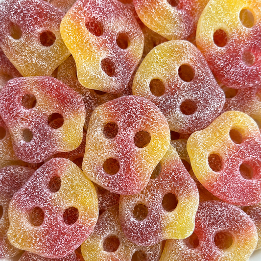 Sour Raspberry/Lemon Skulls